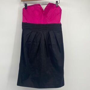 Calvin Klein Pink Strapless Cocktail Dress Mini Size 6